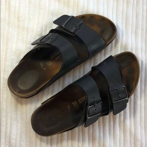 black birkenstocks